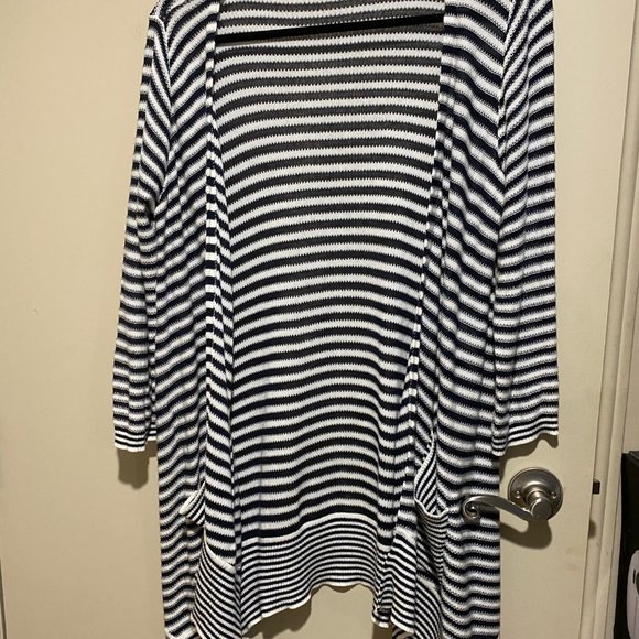 The Limited Navy and White Cardigan - NWOT - Picture 1 of 4